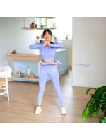 Hula hop HMS HHM14 s magnety, závažím a počítadlem fialové barvy