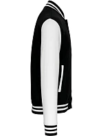 Kariban K 497 Unisex college bunda "Teddy" 20.K497 black/white