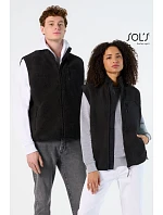 SOL'S Fury Bodywarmer Fleecová vesta Sherpa 25.4041 shear beige/beige