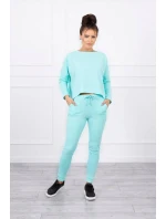 Souprava s oversize halenkou mint Souprava s oversize halenkou mint