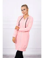 Mikina s kapucí lososová Mikina s kapucí lososová