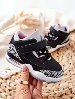 Dětské Sportovní Boty Černé a červená Linen