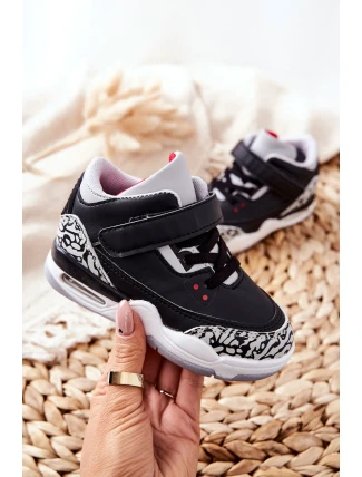 Dětské Sportovní Boty Černé a červená Linen