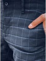 Pánské tmavě modré kalhoty FashionStreet UX4391 Pánské tmavě modré kalhoty FashionStreet UX4391