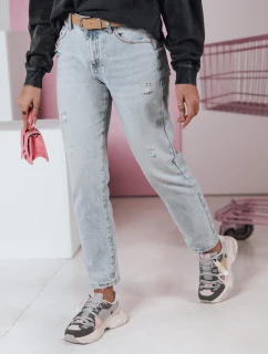 Dámské rovné džínové kalhoty s páskem BLUEDEN FashionStreet UY2359