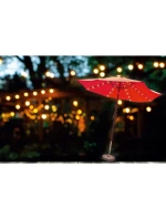 SOLÁRNÍ ZAHRADNÍ DEŠTNÍK SVĚTLO 5M 72LED