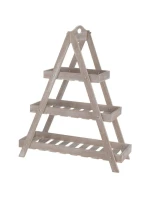 DŘEVĚNÝ SKLÁDACÍ KVĚTINOVÝ ZÁHON 3 POLICE