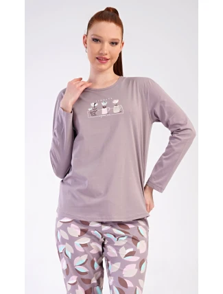 Dámské pyžamo dlouhé Karla