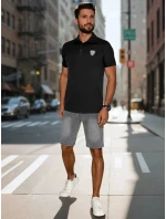 Pánské džínové šortky šedé FashionStreet SX2491