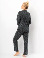 Pyžamo Key LNS 706 B25 dl/r S-XL dámské na zip Pyžamo Key LNS 706 B25 dl/r S-XL dámské na zip