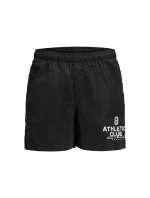 Plavecké šortky Jack&Jones JPSTMAUI CRINKLE NYLON SWIM STYD SS25 12285513 BLACK/BRIGHT WHI
