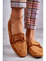 Semišové mokasíny se zdobením velbloudí Santi