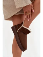 Dámské sněhule na platformě Wrangler 20253093.IKU hnědé Dámské sněhule na platformě Wrangler 20253093.IKU hnědé