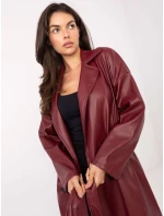 Kabát IT EN A8393.81 bordó