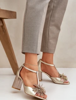 Sandály na podpatku model 212584 Step in style