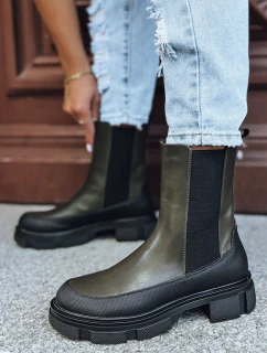 Dámské kozačky FROSTFALL green FashionStreet ZY0354