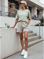 MILOV dámské tričko pistáciové FashionStreet RY2541