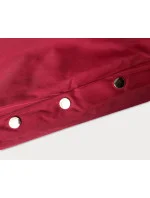 Červená dámská bunda parka s kožešinovou podšívkou (5M3180-270)