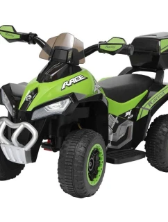 ČTYŘKOLOVÝ BATERIOVÝ VŮZ MICRON ZELENÝ 1039091