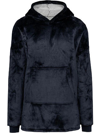 Kariban K 410 Loungewear Sherpafleece mikina s kapucí 20.K410 night navy Kariban K 410 Loungewear Sherpafleece mikina s kapucí 20.K410 night navy