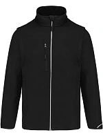 Kariban ProAct PA 323 3-vrstvá softshellová bunda s odep. rukávy 20.P323 black Kariban ProAct PA 323 3-vrstvá softshellová bunda s odep. rukávy 20.P323 black