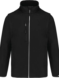 Kariban ProAct PA 323 3-vrstvá softshellová bunda s odep. rukávy 20.P323 black