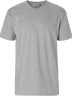Neutral O 60001 Pánské tričko z těžké bio bavlny 77.6001 sport grey