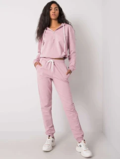 Teplákové kalhoty D10043O62205A světle fialové