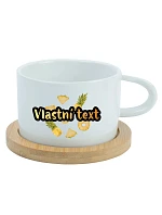Personalizovaný keramický hrníček "MAKRONKA" s letním ovocem Personalizovaný keramický hrníček "MAKRONKA" s letním ovocem