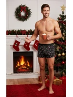 Boxerky Noviti BB011 X-Mas M-2XL Boxerky Noviti BB011 X-Mas M-2XL