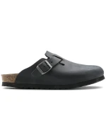 Dámské/pánské žabky Birkenstock Boston Black oil leather narrow narrow (0059463)
