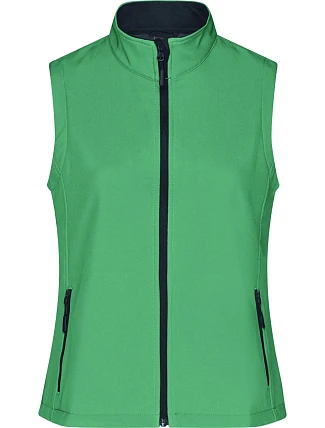 Daiber JN 1127 Dámská 2-vrstvá promo softshellová vesta 02.1127 green/navy Daiber JN 1127 Dámská 2-vrstvá promo softshellová vesta 02.1127 green/navy