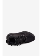 Pánské turistické boty s vyhříváním Černé Wivelle