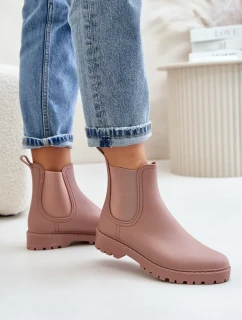 Dámské Holínky S Elastickými Vložkami Špinavě Růžové Ciariel