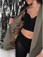 Dámská olivová bunda LEKONIK v jedné velikosti FashionStreet PY0113 Dámská olivová bunda LEKONIK v jedné velikosti FashionStreet PY0113