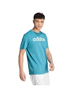 Tričko adidas Essentials Single Jersey Linear s vyšitým logem M IJ8655