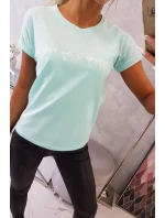 Nakupování je moje kardio mátová halenka Nakupování je moje kardio mátová halenka