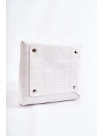Kožená taška Small Messenger Bag GOE ZNJ035 Bílá