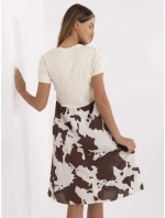 Šaty DHJ SK 253701.80 světle béžové