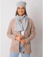 Dámský set čepice a šála KMPL-1 - RUE PARIS