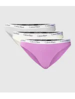 Dámské kalhotky 3pcs QD3588E 658 mix barev - Calvin Klein