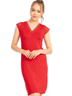 Dámská noční košile 5013-KG červená - CoCoon