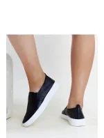 Dámská sportovní obuv TQ2401 / 207317 Černá s bílou - Gemre Dámská sportovní obuv TQ2401 / 207317 Černá s bílou - Gemre