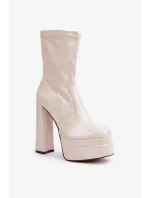 Boty na podpatku  model 204681 Step in style