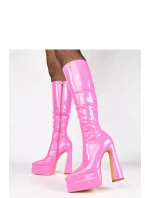 Kozačky na podpatku  model 221358 Solea