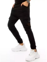 FashionStreet černá pánská tepláková souprava AX0366