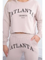 Sada Atlanta s potiskem béžová