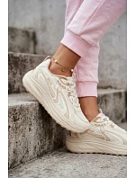 Dámské sportovní tenisky Big Star TT274326 HI-POLY SYSTEM Béžové