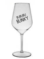 BUBUBUBLINKY - priehľadný nerozbitný pohár na víno 470 ml BUBUBUBLINKY - priehľadný nerozbitný pohár na víno 470 ml