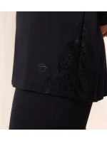 Dámské pyžamo Timeless Sensuality PK LSL - BLACK - černé 0004 - TRIUMPH